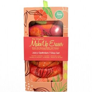The Original MakeUp Eraser Juicy Optimism 7 Day Set w/ Laundry Bag NWB